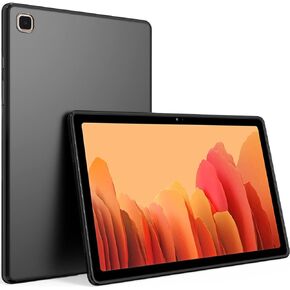 Puxicu Case for Galaxy Tab A7 Case 10.4 Inch 2020, Slim Design Matte TPU Rubber Soft Skin Silicone Protective Cover for Samsung Tab A7 10.4" Release Tablet Model SM-T500/ T505/ T507 - Black