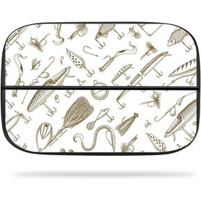 MightySkins Skin Compatible with Elgato Game Capture hd60s - Retro Lures | Protective, Durable, and Unique Vinyl Decal wrap Cover | Easy to Apply, Remove, and Change Styles | Made in The USA