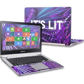 MightySkins Skin Compatible with Samsung Notebook 7 Spin 13.3" (2016) – Its Lit | Protective, Durable, and Unique Vinyl Decal wrap Cover | Easy to Apply, Remove, and Change Styles | Made in The USA