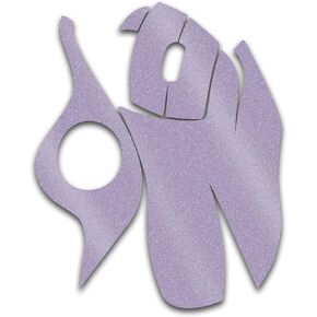 MightySkins Glossy Glitter Skin for Logitech M570 Wireless Trackball Mouse - Solid Lavender | Protective, Durable High-Gloss Glitter Finish | Easy to Apply, Remove, and Change Styles | Made in The USA