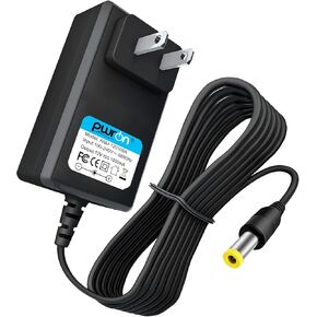 PwrON 6.6 قدم طويل 12 فولت محول تيار متردد لسوني TMR-RF985R MDR-RF985R TMRRF985R MDRRF985R سماعة رأس لاسلكية RF ستيريو الارسال سلك التيار الكهربائي