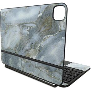 غلاف لامع لامع متوافق مع لوحة مفاتيح Apple Magic Keyboard لجهاز iPad Pro مقاس 11 بوصة (M4) 2024 - Crystal Rock - غطاء واقٍ من الفينيل الفاخر 3M - سهل التطبيق | صُنع في الولايات المتحدة الأمريكية بواسطة MightySkins