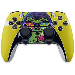 MightySkins Skin Compatible with PS5 DualSense Edge Controller - Hypno Chimp | Protective, Durable, and Unique Vinyl Decal wrap Cover | Easy to Apply & Change Styles | Made in The USA