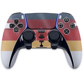 MightySkins Glossy Glitter Skin Compatible with PS5 DualSense Edge Controller - Vintage Lines | Protective, Durable High-Gloss Glitter Finish | Easy to Apply & Change Styles | Made in The USA