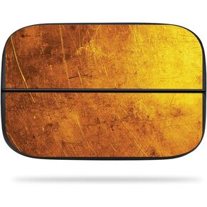 MightySkins Skin Compatible with Elgato Game Capture hd60s - Textured Gold | Protective, Durable, and Unique Vinyl Decal wrap Cover | Easy to Apply, Remove, and Change Styles | Made in The USA