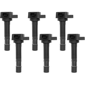 Ignition Coil Pack Set of 6Pcs Compatible with Acura MDX RDX Honda Pilot 3.5L 3.7L V6 Replaces# UF624, 30520RN0A01, E1124