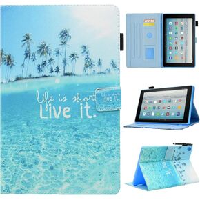 for iPad 10th Generation Case (10.9-inch, 2022 Version), Premium PU Leather Smart Folio Stand Cover Case for iPad 10th Generation 10.9 inch Tablet with Auto Wake/Sleep, Blue Butterfly