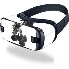 MightySkins Skin Compatible with Samsung Gear VR (2016) – Lit | Protective, Durable, and Unique Vinyl Decal wrap Cover | Easy to Apply, Remove, and Change Styles | Made in The USA