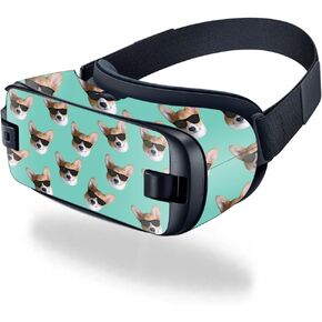 MightySkins Skin Compatible with Samsung Gear VR (2016) – Cool Corgi | Protective, Durable, and Unique Vinyl Decal wrap Cover | Easy to Apply, Remove, and Change Styles | Made in The USA