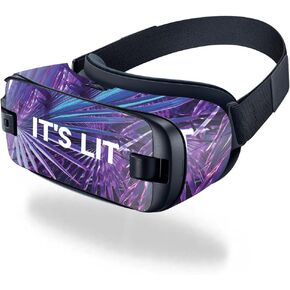 MightySkins Skin Compatible with Samsung Gear VR (2016) – Its Lit | Protective, Durable, and Unique Vinyl Decal wrap Cover | Easy to Apply, Remove, and Change Styles | Made in The USA