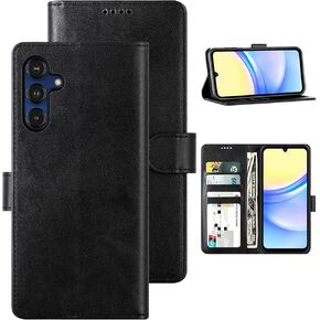 Feitenn for Galaxy A15 5G Wallet Case, Premium PU Leather Flip Case with Kickstand Card Slots Holder for Samsung Galaxy A15 5G 2023 (A15,Brown)