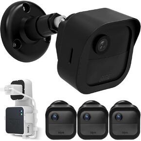 3Pack Blink Outdoor Camera Mount - Protective Housing and 360 Degree Adjustable Mount with Blink Sync Module Outlet Mount for Blink Outdoor 4th Gen Surveillance Camera (3Pack Mount)