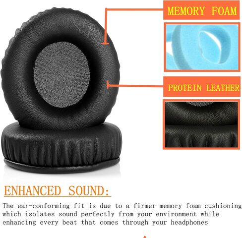 Replacement Earpad Cups Cushions Compatible with XP Deus WS4 Headset Covers Foam in Saudi Arabia