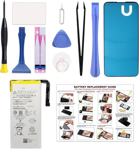for Pixel 7 Pro Battery, GMF5Z Replacement Battery Compatible with Google Pixel 7 Pro Battery All Models (New Upgraded) with Installation Instruction & Repair Toolkit GP4BC, GE2AE, GFE4J in Saudi Arabia