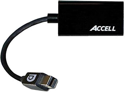 Accell DisplayPort 1.1 to HDMI 1.4 Passive Adapter - 2560x1440p@60Hz, 1920x1440@60Hz - Retail Package (B086B-004B) in Saudi Arabia