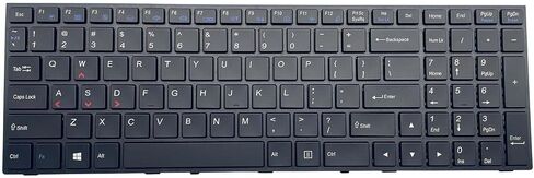 USA US Layout New Laptop Keyboard for Clevo Sager P650 P650SE P655SE NP8652 NP8650 NP8670 NP8671 MP-13H83USJ430B 6-80-P6500-013-1 Black Framed Backlight in Saudi Arabia