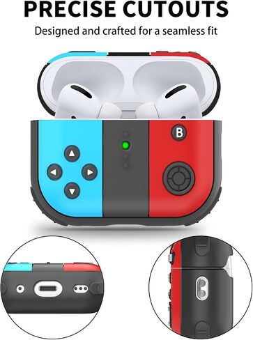 غطاء حافظة AirPods Pro الجيل الثاني، غطاء كرتوني لطيف ثلاثي الأبعاد مضحك للأطفال والبنات والمراهقين والأولاد، تصميم لوحة الألعاب، حافظات جلدية ناعمة من السيليكون لشخصيات Airpods Pro 2 (إصدار 2022) in Saudi Arabia