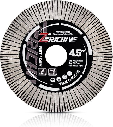 4.5" Tile Saw Blade Diamond Blade for Cutting and Grinding Porcelain Tile Granite Marble in Saudi Arabia