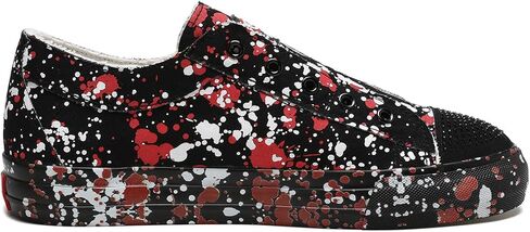Women Loafer Slip on Sneakers Canvas Shoes Low Fashion Comfortable Walking Shoes in Saudi Arabia
