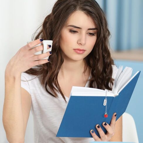 إشارات مرجعية مضحكة، علامة كتاب معدنية، هدايا قراءة لمحبي الكتب، علامات صفحة للقراء، أصدقاء الكتب، ديدان الكتب، زيادة الاهتمام بالقراءة، نادي الكتب، التخرج، هدية عيد الحب in Saudi Arabia
