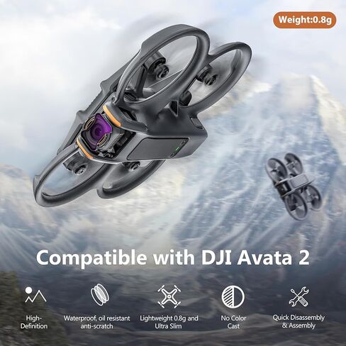 Avata 2 ND Filters Set, STARTRC 4 Pack ND8 ND16 ND32 ND64 Filter Compatible with DJI Avata 2, Neutral Density Camera Lens ND Filter in Saudi Arabia