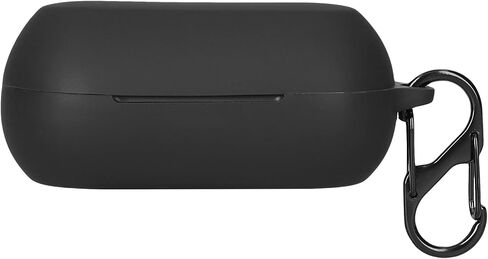 kwmobile Silicone Cover Compatible with Anker Soundcore Life A1 - Case Cover Stick-On Skin with Clip - Black in Saudi Arabia