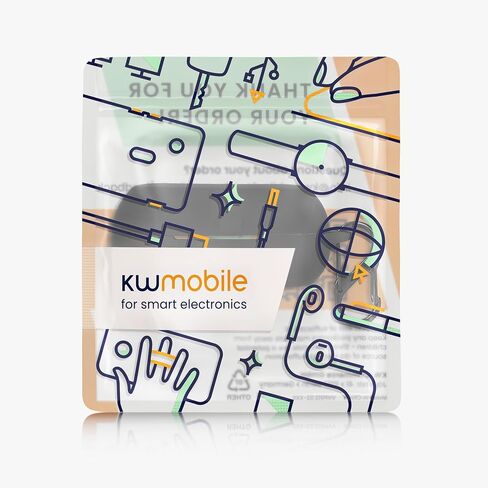 kwmobile Silicone Cover Compatible with Anker Soundcore Life A1 - Case Cover Stick-On Skin with Clip - Black in Saudi Arabia