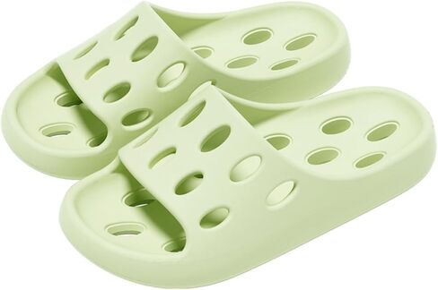 Shower Slippers for Women and Men, Quick Drying Pool Slides Lightweight Beach Sandals with Drain Holes in Saudi Arabia