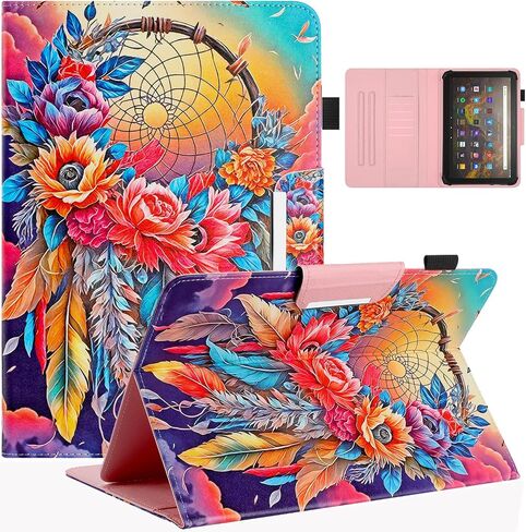 Universal Android Case for 9.0"-10.5" Inch Tablet, Multi-Angle Viewing Stand Case Cover for 9" 9.7" 10" 10.1" 10.5" Touchscreen Tablet with Multiple Viewing Angles,Painted Bird in Saudi Arabia