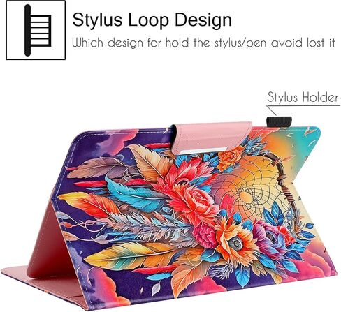 Universal Android Case for 9.0"-10.5" Inch Tablet, Multi-Angle Viewing Stand Case Cover for 9" 9.7" 10" 10.1" 10.5" Touchscreen Tablet with Multiple Viewing Angles,Painted Bird in Saudi Arabia