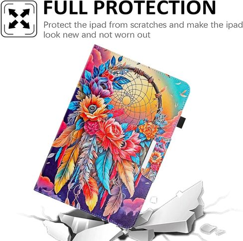 Universal Android Case for 9.0"-10.5" Inch Tablet, Multi-Angle Viewing Stand Case Cover for 9" 9.7" 10" 10.1" 10.5" Touchscreen Tablet with Multiple Viewing Angles,Painted Bird in Saudi Arabia