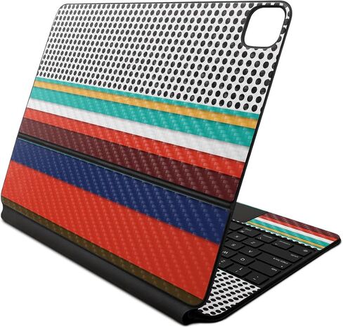 Carbon Fiber Skin Compatible with Apple Magic Keyboard for iPad Air 13-inch (M2) 2024 Premium 3M Vinyl Protective Wrap Decal Cover - Easy to Apply | Crafted in The USA by MightySkins in Saudi Arabia