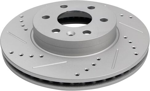 Performance Drilled & Slotted Brake Rotor & Posi Ceramic Pad Front Set in Saudi Arabia