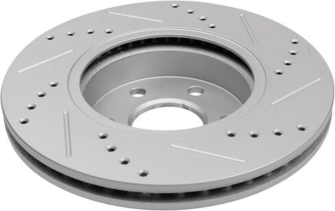 Performance Drilled & Slotted Brake Rotor & Posi Ceramic Pad Front Set in Saudi Arabia