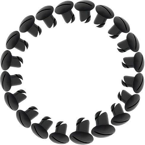.500 Grip 7/16" Aluminum Button Oval Head Turn Quarter Dzus Fasteners (20 Pack-Chrome) in Saudi Arabia