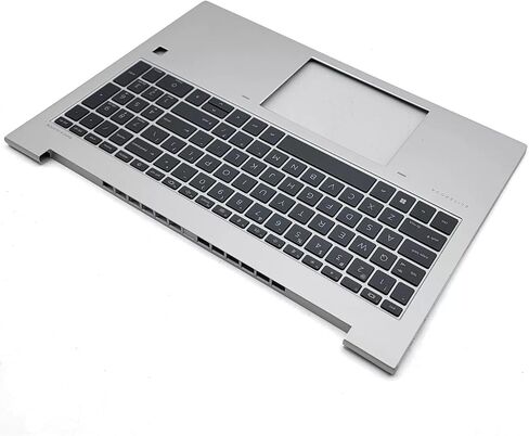 بديل جديد لجهاز HP EliteBook 860 G9 865 G9 G10 EliteBook 1060 G9 الجزء العلوي للكمبيوتر المحمول Palmrest لوحة المفاتيح جزء التجميع N08145-001 N13904-001 N13904-B31 فضي (لوحة مفاتيح بإضاءة خلفية) in Saudi Arabia