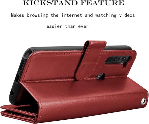 NJJEX Compatible for Mototola G Stylus 2020 Case/Moto G Stylus Wallet Case 2020, [9 Card Slots] PU Leather ID Credit Holder Folio Flip [Detachable] Kickstand Magnetic Phone Cover & Lanyard -Rose Gold in Kuwait