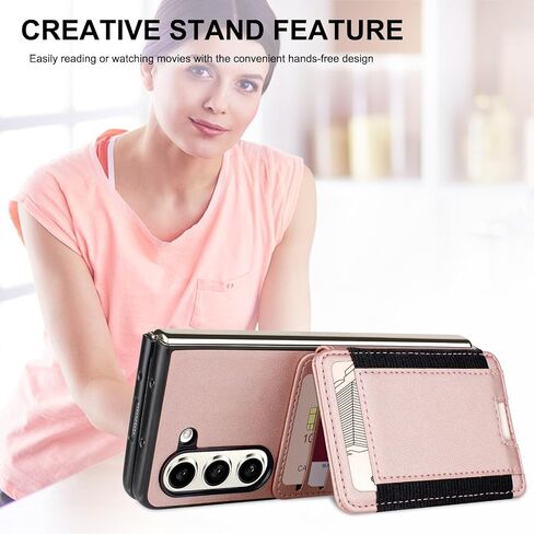 for Samsung Galaxy Z Fold 5 Case Wallet RFID Blocking Magnetic Closure 360 Shockproof Protection Drop Absorption Heavy Duty Leather Phone Cover with Card Holder for Samsung Galaxy Z Fold 5 in Saudi Arabia