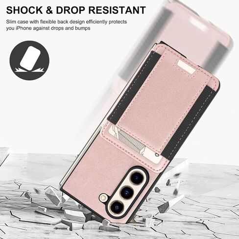 for Samsung Galaxy Z Fold 5 Case Wallet RFID Blocking Magnetic Closure 360 Shockproof Protection Drop Absorption Heavy Duty Leather Phone Cover with Card Holder for Samsung Galaxy Z Fold 5 in Saudi Arabia