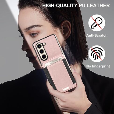 for Samsung Galaxy Z Fold 5 Case Wallet RFID Blocking Magnetic Closure 360 Shockproof Protection Drop Absorption Heavy Duty Leather Phone Cover with Card Holder for Samsung Galaxy Z Fold 5 in Saudi Arabia