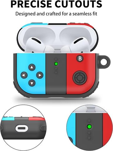 AirPods Pro Case Cover,Cute 3D Cartoon Funny for Kids Girls Teens Boys Cover,Gamepad Design Soft Silicone Fashion Character Skin Cases for Airpods pro (2019 Release) in Saudi Arabia