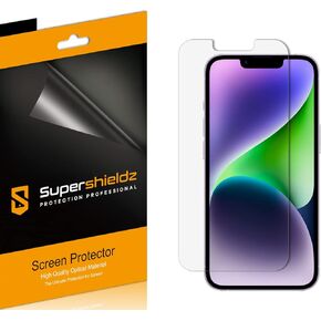 Supershieldz (6 Pack) Anti-Glare (Matte) Screen Protector Designed for iPhone 14 / iPhone 13 / iPhone 13 Pro (6.1 inch)
