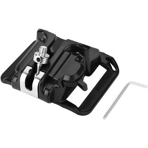 Acouto Belt Buckle for Camera, DSLR Camera Plastic + Metal Hanger 1/4in Screw Mount Quick Release Waist Belt Buckle Holder