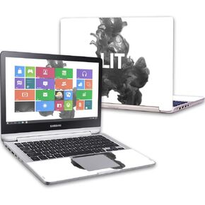 MightySkins Skin Compatible with Samsung Notebook 7 Spin 13.3" (2016) – Lit | Protective, Durable, and Unique Vinyl Decal wrap Cover | Easy to Apply, Remove, and Change Styles | Made in The USA