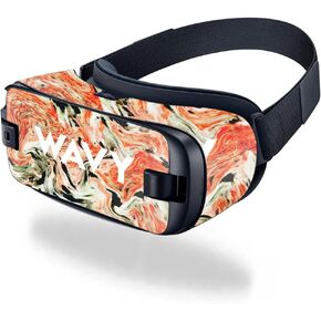 MightySkins Skin Compatible with Samsung Gear VR (2016) – Wavy | Protective, Durable, and Unique Vinyl Decal wrap Cover | Easy to Apply, Remove, and Change Styles | Made in The USA