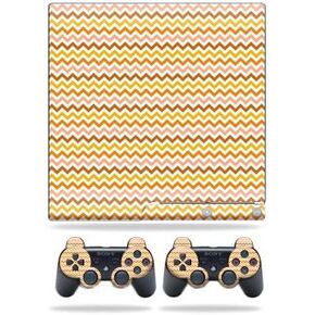 MightySkins Skin Compatible with Sony Playstation 3 Slim Console wrap Sticker Skins Harvest Chevron