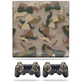 MightySkins Skin Compatible with Sony Playstation 3 Slim Console wrap Sticker Skins Hipster Camo