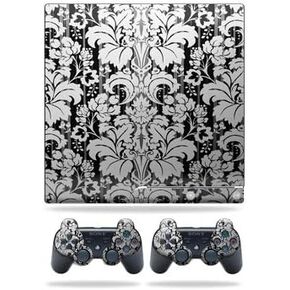 MightySkins Skin Compatible with Sony Playstation 3 Slim Console wrap Sticker Skins Floral Retro