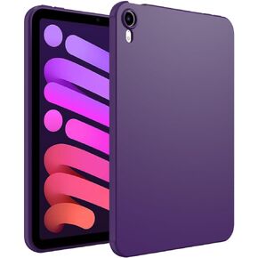 for iPad Mini 6 Case 8.3 Inch 2021, Slim Design Soft TPU Protective Cover for iPad Mini 6th Generation Tablet, Purple