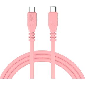 240W USB-C to USB-C Woven Charge Cable 15FT Grey, Super Fast Charging, Type-C Cable Compatible with MacBook Air, iPhone 15 Plus/15 Pro Max, iPad Pro, Samsung Galaxy S24/S23/S22, Pixel, PS5, Laptops
